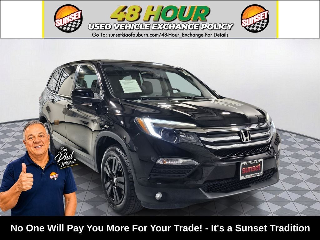 2017 Honda Pilot EX-L in Other — front three-quarter view